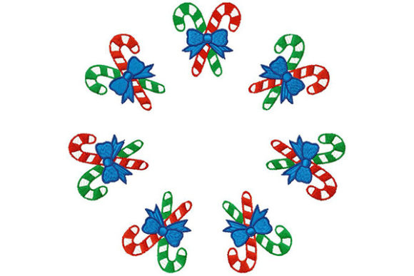 Candy Sticks in Circle Embroidery Design Review