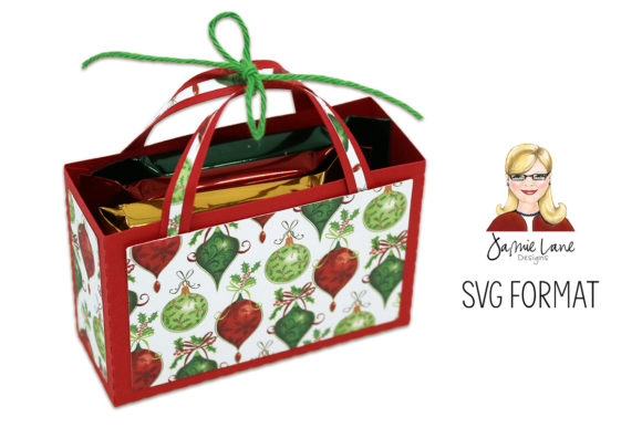 Chocolate Square Candy Bag for Christmas Design