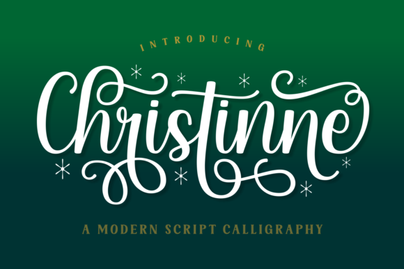 Christinne Script Amp for Local Business Branding