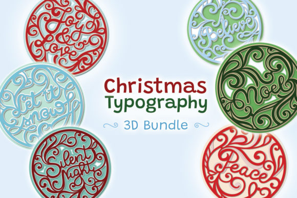 Christmas 3D Bundle - 8 Items Review