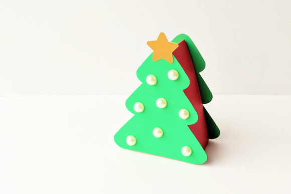 Christmas Tree Gift Box SVG for Branding and Marketing