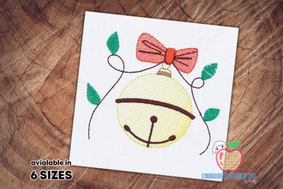 Decorative Jingle Bell Quick Stitch for Christmas Design