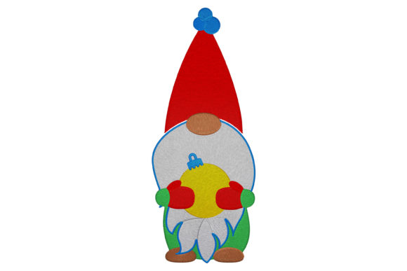 Gnome with Christmas Ball Design Asset Review