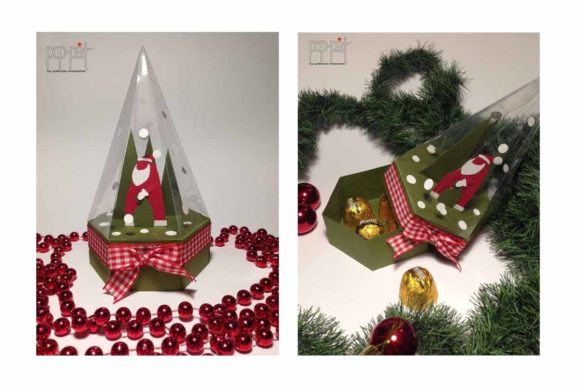 Landscape with Santa Claus for Christmas Crafting