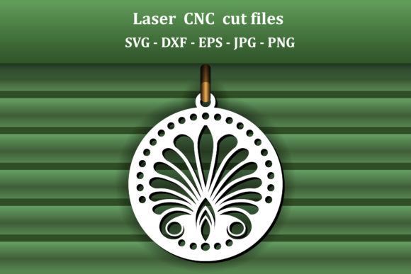 Mandala Pendant or Coaster Cut Files for Ornaments