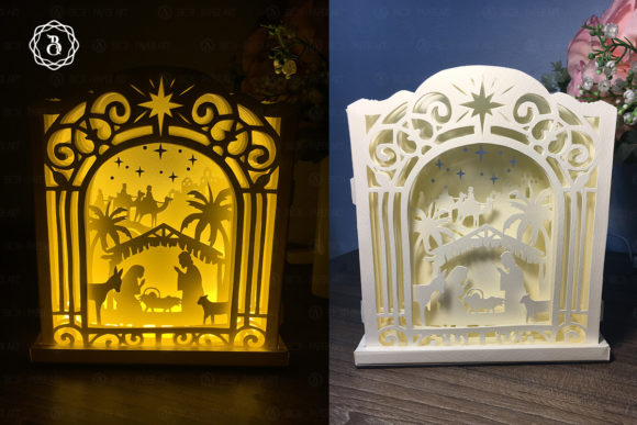 Nativity Pop-up Card for Christmas Content