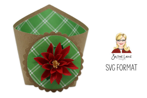 Poinsettia Wrap Box for Christmas Creations