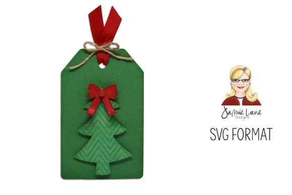 Tree Gift Tag for Christmas Decor and Digital Products