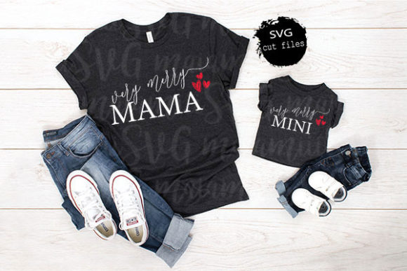 Very Merry Mam SVG for T-Shirt Designs